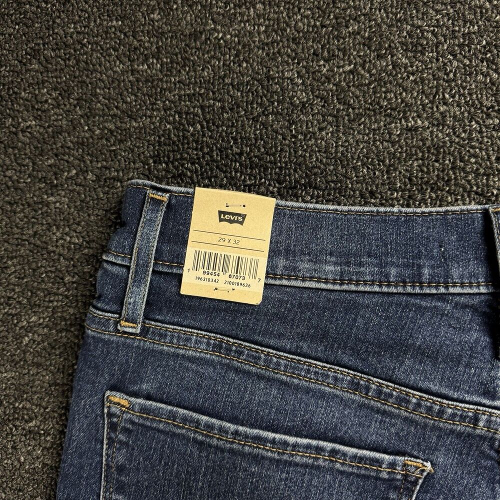 Levi's Women's 314 Shaping Straight Mid-Rise Stretch Denim Jean 29x32 Dark Wash - Picture 11 of 16